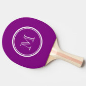 Raquette De Ping Pong Couleur haut de gamme violet Patriarche (Côté)