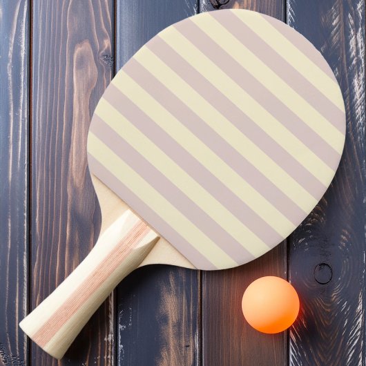 Raquette De Ping Pong Couleur Polo Rayé Baiser Lavande