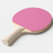 Raquette De Ping Pong Couleur Rose Classique Uni (Devant Angle)