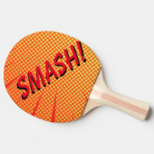 Raquette De Ping Pong Couleur rouge de tennis de table moderne (Côté)