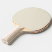 Raquette De Ping Pong Couleur solide Eggshell (Devant Angle)