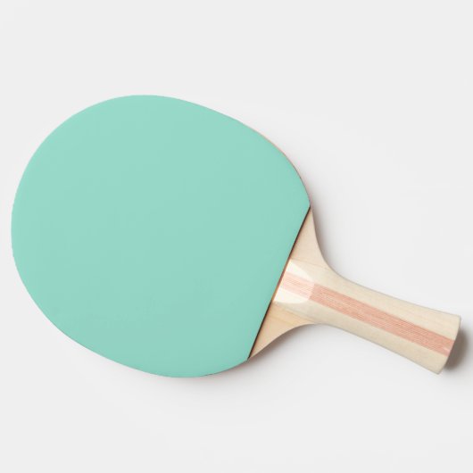 Raquette De Ping Pong Couleur solide Plage Verre uni aqua vert menthe (Côté)
