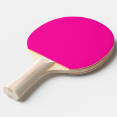 Raquette De Ping Pong Couleur solide rose néon (Devant Angle)
