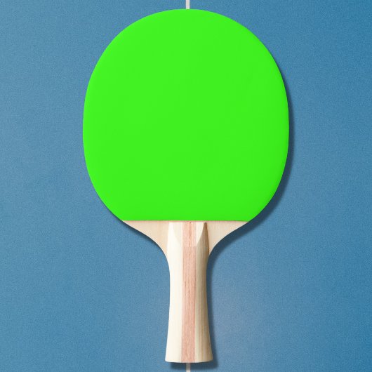 Raquette De Ping Pong Couleur solide verte néon
