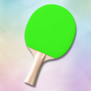 Raquette De Ping Pong Couleur solide verte néon Classique