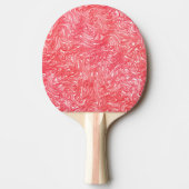 Raquette De Ping Pong Couleur texture "crème fraise nacrée" (Devant)
