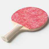 Raquette De Ping Pong Couleur texture "crème fraise nacrée" (Devant Angle)
