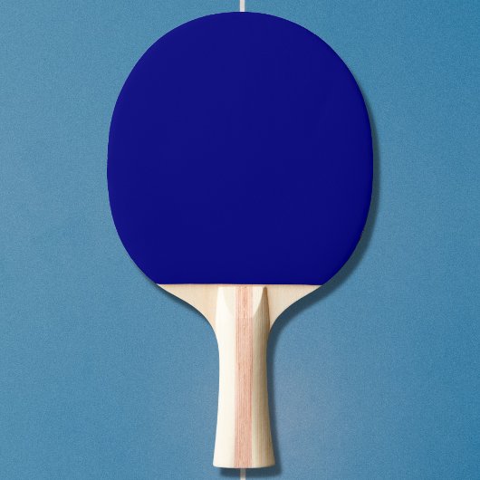 Raquette De Ping Pong Couleur uni bleu marine