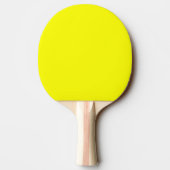 Raquette De Ping Pong Couleur uni jaune néon (Dos)