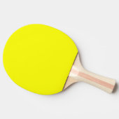Raquette De Ping Pong Couleur uni jaune néon (Côté)