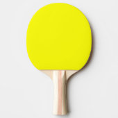 Raquette De Ping Pong Couleur uni jaune néon (Devant)