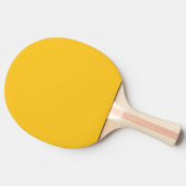 Raquette De Ping Pong Couleur uni jaune soleil (Côté)