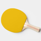 Raquette De Ping Pong Couleur uni jaune soleil (Côté)