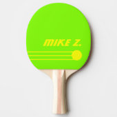 Raquette De Ping Pong Couleurs Acides Personnalisées Modernes (Devant)