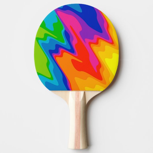 Raquette De Ping Pong Couleurs tortueuses (Devant)
