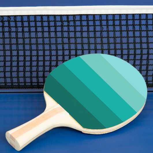 Raquette De Ping Pong Couleurs vertes rayées (Insitu)