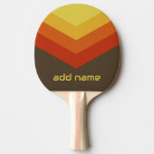 Raquette De Ping Pong Coupe de coupe-vent vintage Couleur de fléchettes (Devant)