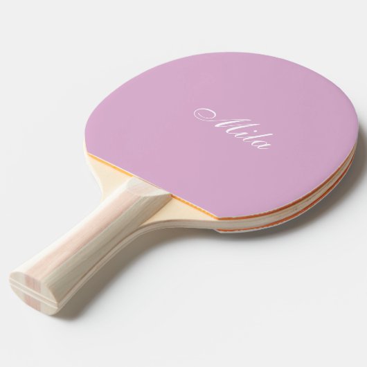 Raquette De Ping Pong Coutume rose angora (Devant Angle)