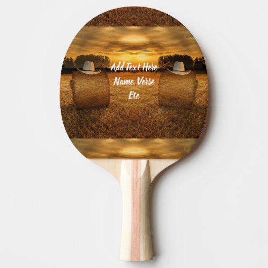 Raquette De Ping Pong Cowboy (Devant)
