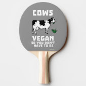 Raquette De Ping Pong Cows Vegan So (Dos)