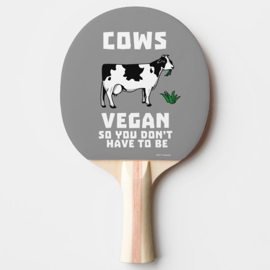 Raquette De Ping Pong Cows Vegan So (Devant)