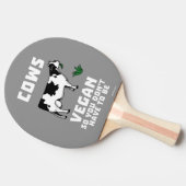 Raquette De Ping Pong Cows Vegan So (Côté)