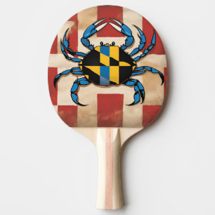 Raquette De Ping Pong Crabe bleu du Maryland