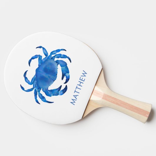 Raquette De Ping Pong Crabe côtier bleu océanique (Côté)