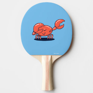 Raquette De Ping Pong Crabe Faisant Le Dab