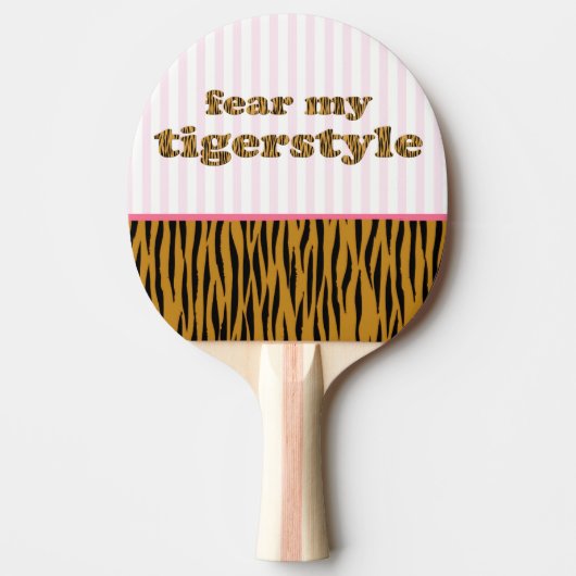 Raquette De Ping Pong Craignez mon style Tigerstyle | Pagaie Ping-Pong T (Devant)