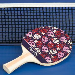 Raquette De Ping Pong Crâne de Sucre