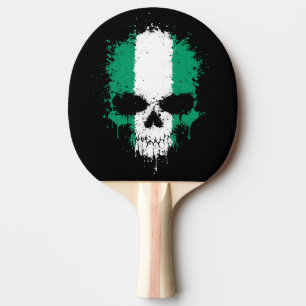 Raquette De Ping Pong Crâne d'éclaboussure d'égoutture du Nigéria