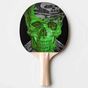 Raquette De Ping Pong Crâne d'Halloween #2