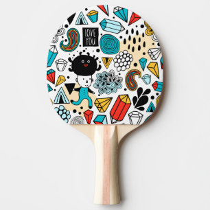 Raquette De Ping Pong Crazy head