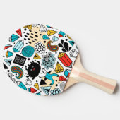 Raquette De Ping Pong Crazy head (Côté)