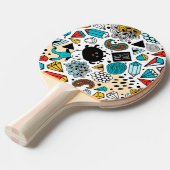 Raquette De Ping Pong Crazy head (Devant Angle)