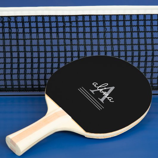 Raquette De Ping Pong Create Your Own Personalize Monogram  (Insitu)