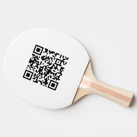Raquette De Ping Pong Création instantanée de code QR (en entrant votre  (Côté)