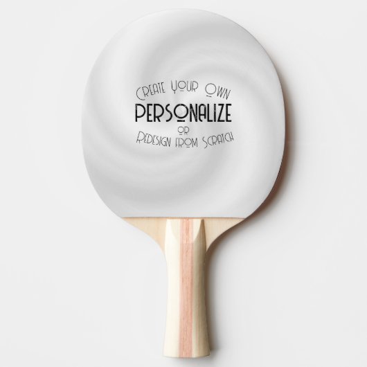 Raquette De Ping Pong Créez votre propre conception personnalisée (Devant)