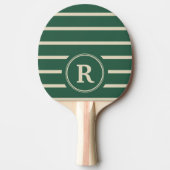 Raquette De Ping Pong Créez Votre Propre Dessin De Monogramme De Nom Per (Devant)