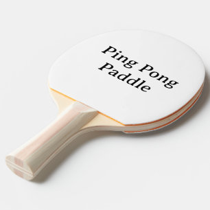 Raquette De Ping Pong Créez Votre Propre Impression Complète Personnalis