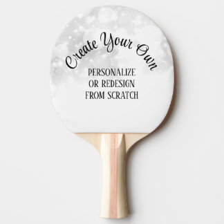 Raquette De Ping Pong Créez Votre Propre Mariage Blanc