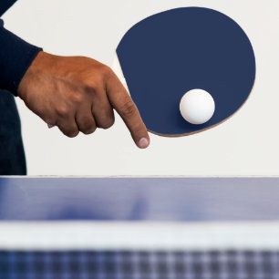 Raquette De Ping Pong Créez votre propre personnalisé bleu gris foncé