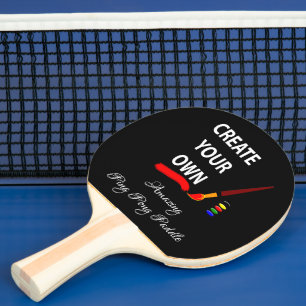 Raquette De Ping Pong Créez votre propre - Personnalisé, marqué / Photo