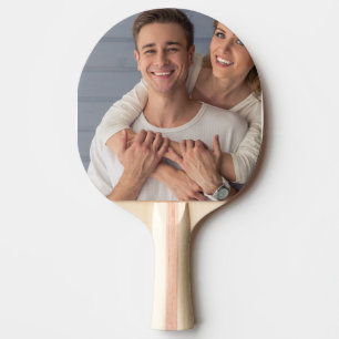 Raquette De Ping Pong Créez Votre Propre Photo de Couple Image Personnal