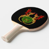 Raquette De Ping Pong Crescent Céleste Lune Et Dragons (Devant Angle)