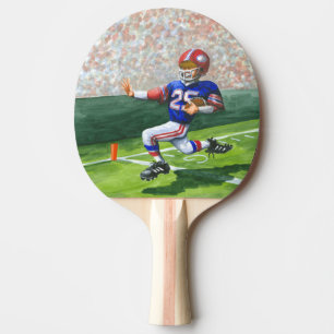Raquette De Ping Pong Croisement de la ligne de but pour un touchdown