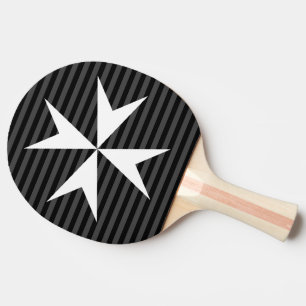 Raquette De Ping Pong Croix blanche médiévale Ordre de Saint-Jean (Roy
