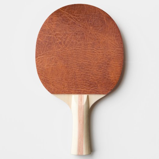 Raquette De Ping Pong cuir Brown (Devant)