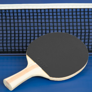 Raquette De Ping Pong Cuir gris foncé Customisé